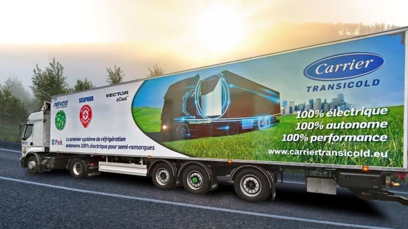 Carrier Transicold Year-long French Roadshow Showcases World’s First Fully Autonomous, All-Electric Refrigerated Trailer System
